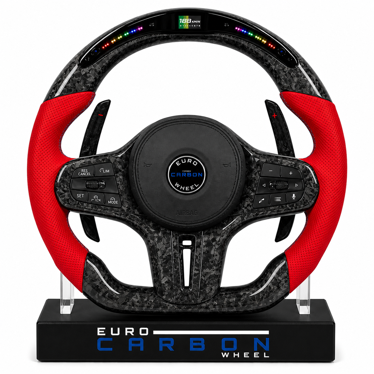 2020+ BMW - Forged Carbon Fiber Steering Wheel With Led Display
