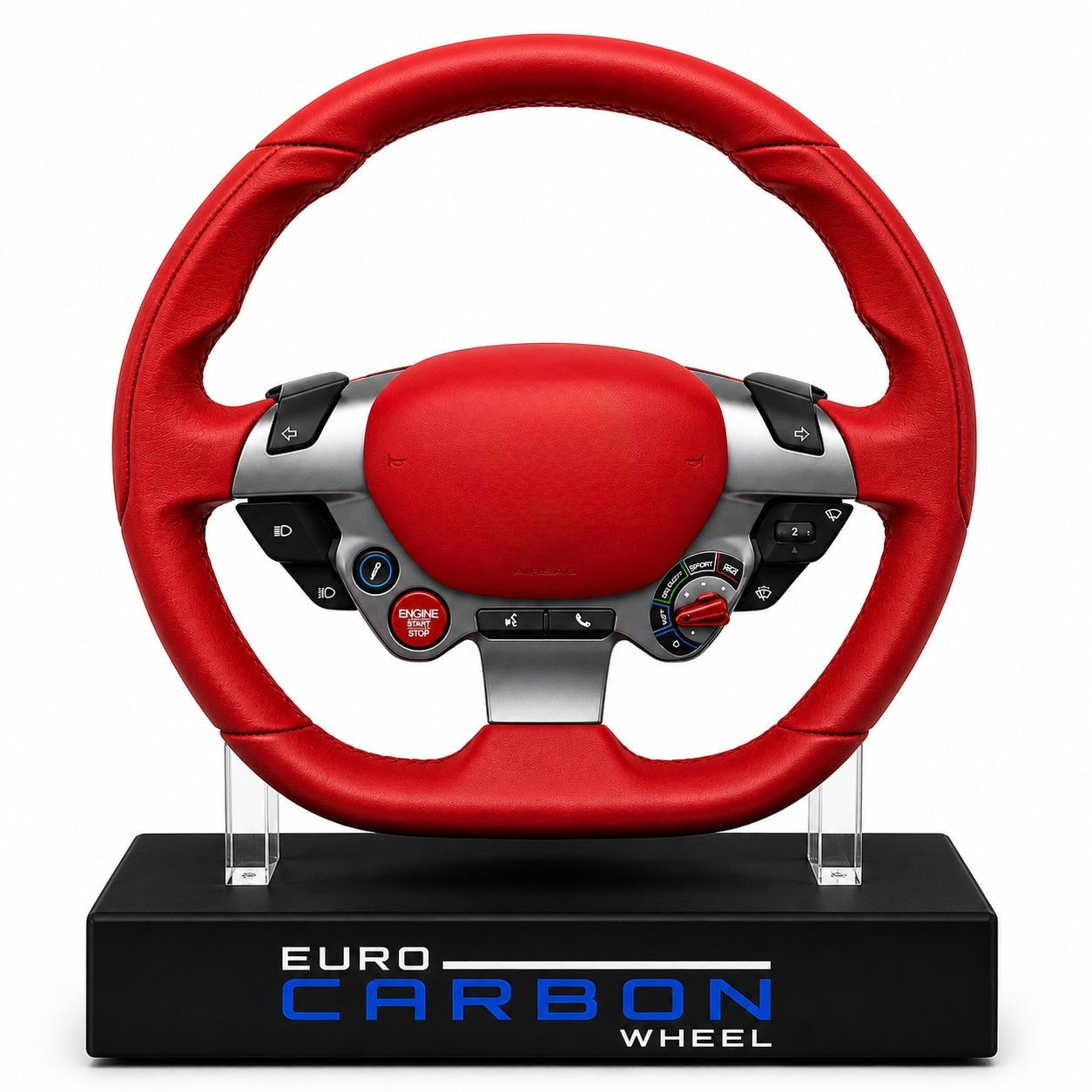 Custom Leather Steering Wheel For Ferrari 812