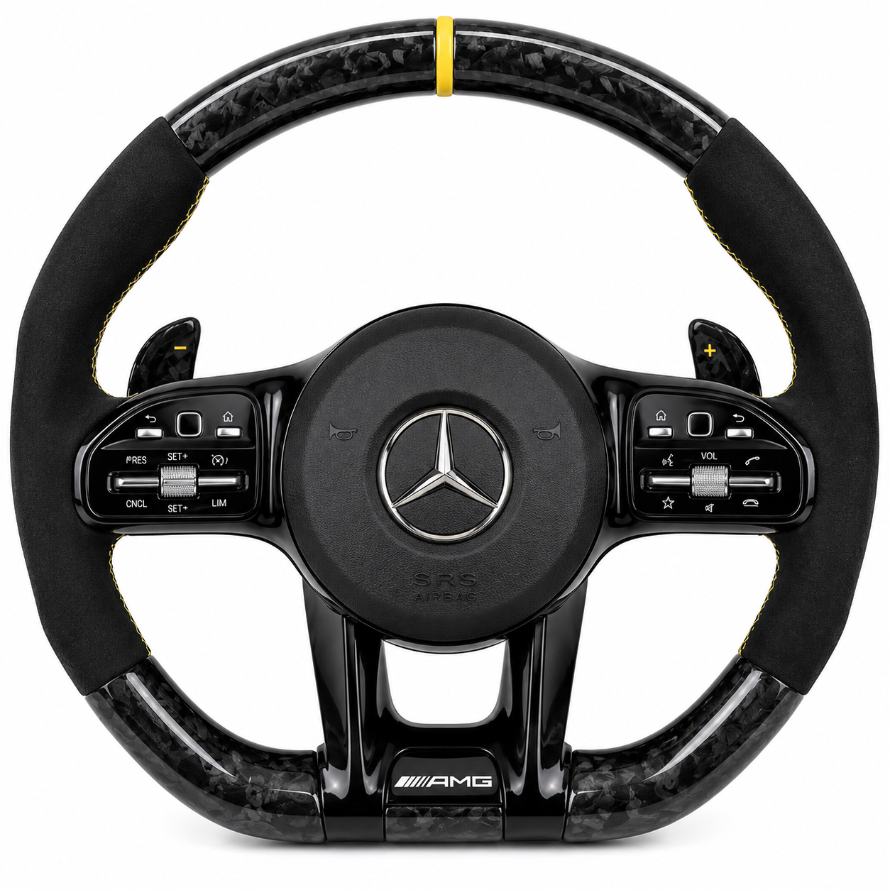 Custom Forged Carbon Fiber Steering Wheel - Compatible With Mercedes Benz C-Class / E-Class / G-Class / S-Class
