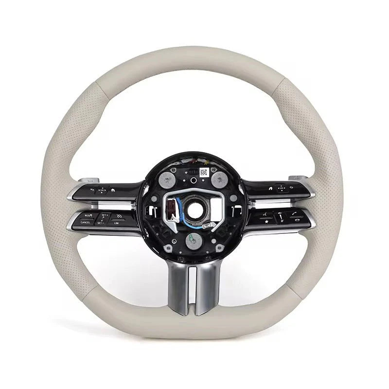 2024+ Mercedes Benz - Full Leather Steering Wheel