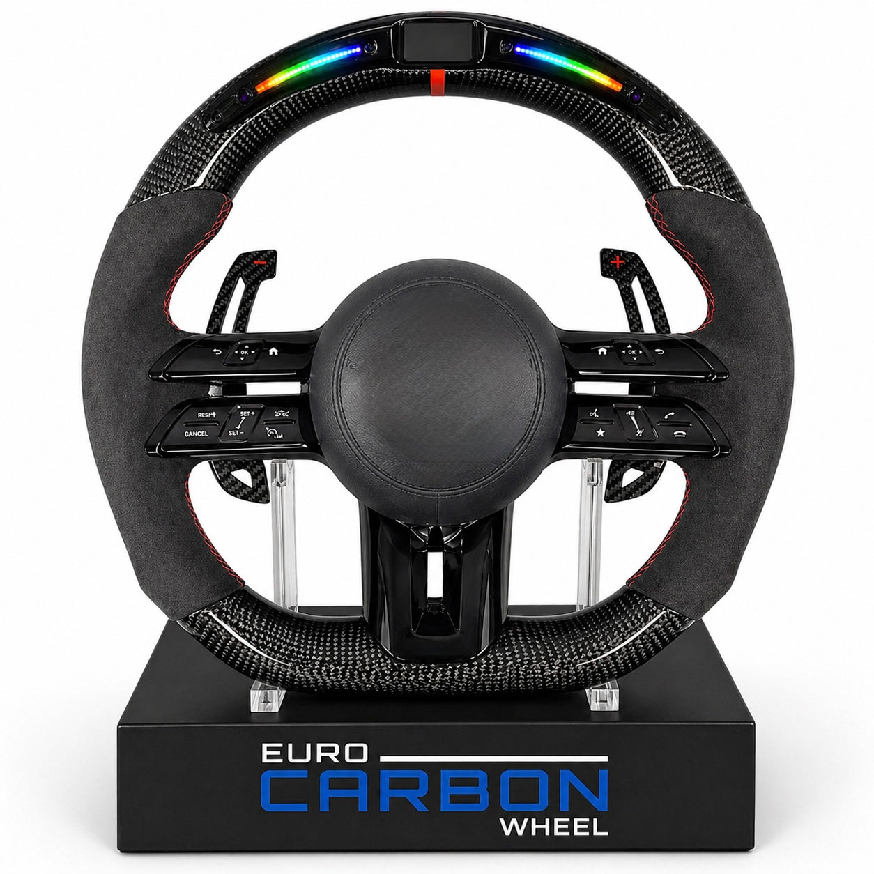 2024+ Mercedes Benz - Carbon Fiber Steering Wheel With Led Display