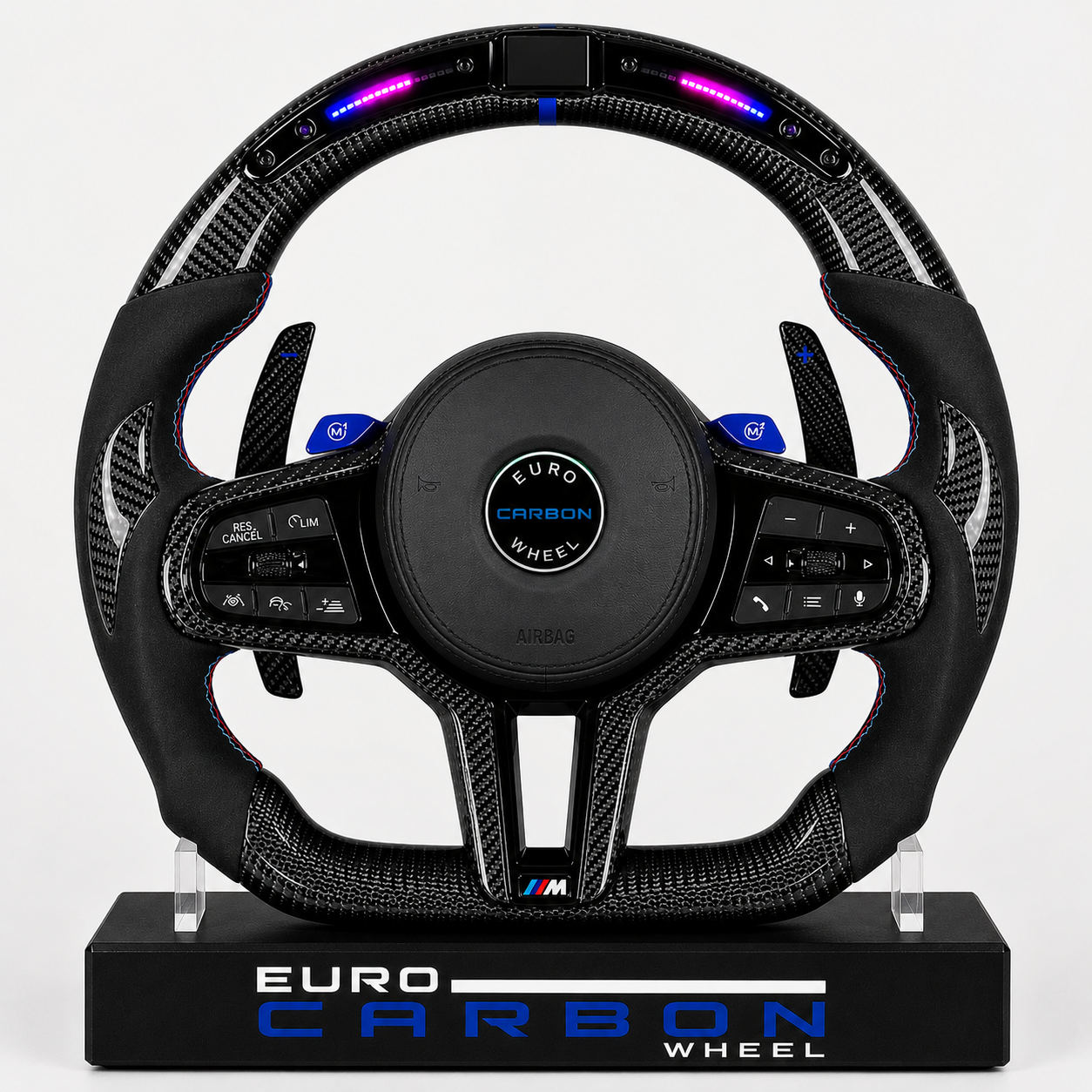 2020+ BMW M Series - Custom Carbon Fiber Steering Wheel With Led Display